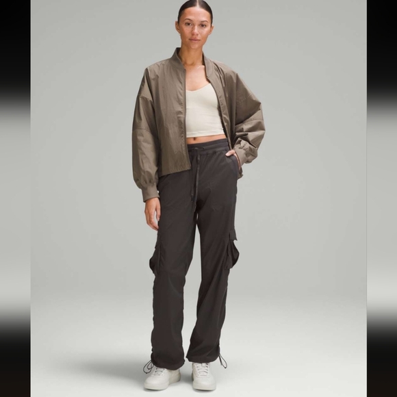 Lululemon Lightweight Hem-Cinch Bomber Jacket Nomad - Picture 4 of 10